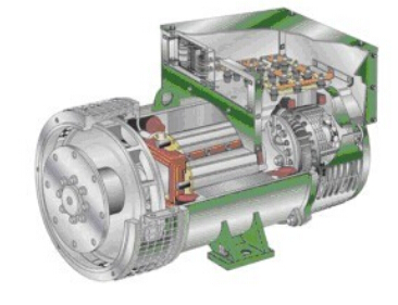 十月田镇发电机内部结构图 十月田镇发电机内部结构图